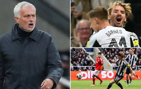 纽卡3-0本菲卡，穆里尼奥执教首秀受挫，赛后言辞让人瞩目