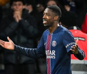 登贝莱梅开二度助巴黎圣日耳曼3-1取胜，豪取四连胜稳居法甲榜首