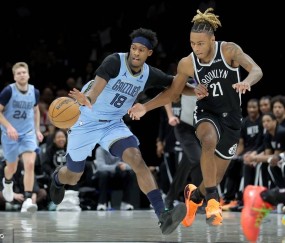 吕佩尔20分夏普19分 灰熊不敌篮网4连败