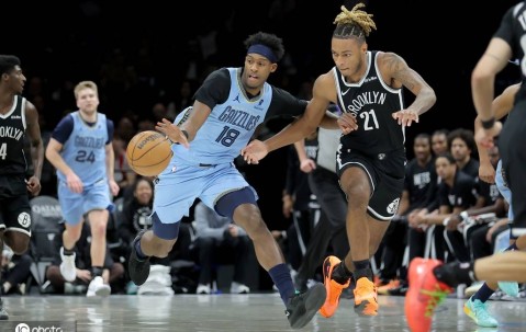 吕佩尔20分夏普19分 灰熊不敌篮网4连败