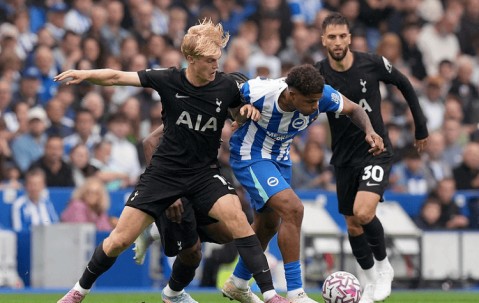 热刺2-2布莱顿 库杜斯造乌龙绝平